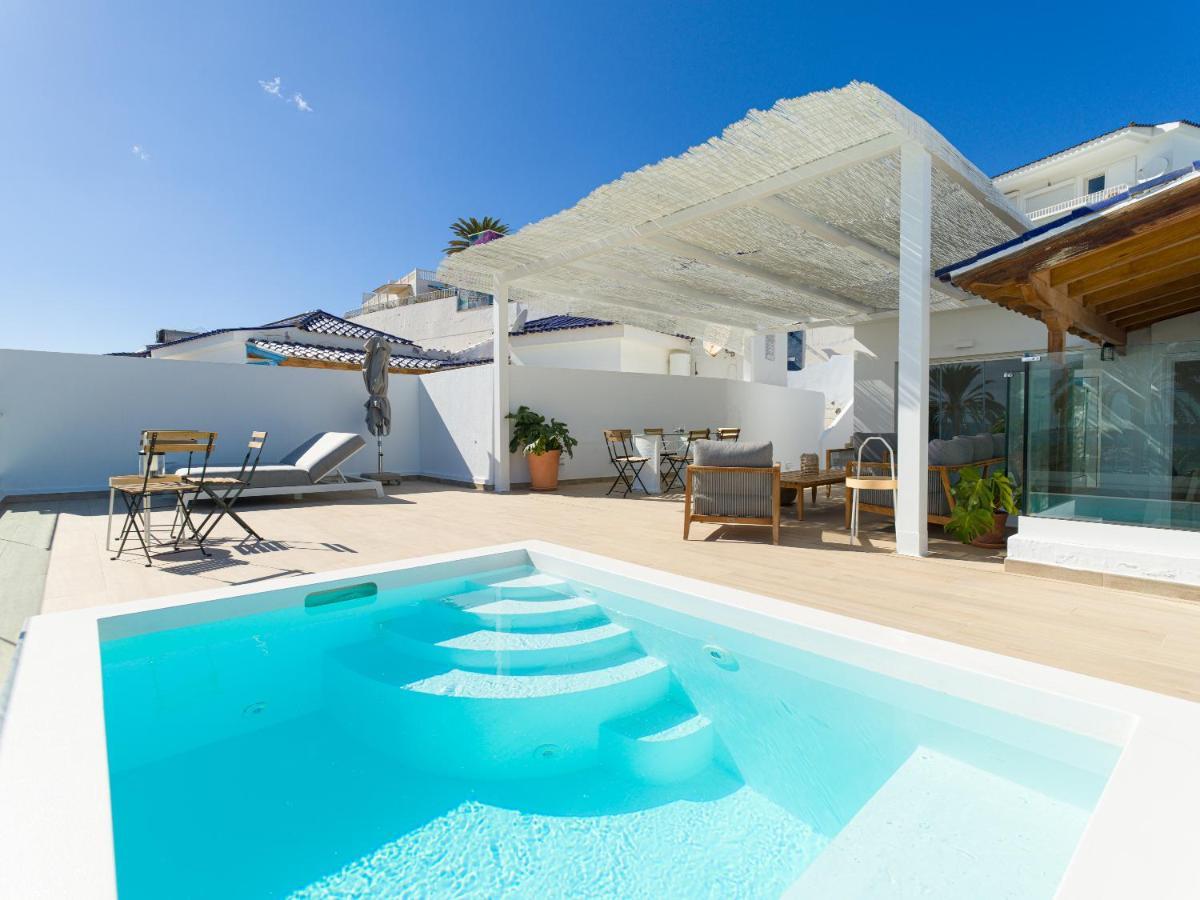 Pasitoblanco Porto Mare 45 Seaview Villa Private Heated Pool Pasito Blanco Exterior photo
