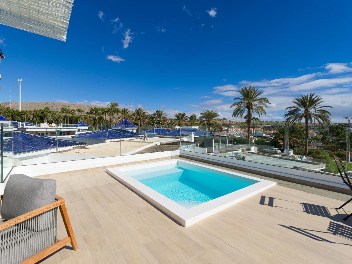 Pasitoblanco Porto Mare 45 Seaview Villa Private Heated Pool Pasito Blanco Exterior photo
